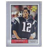 RARE 2000 Star Rookie Tom Brady ROOKIE CARD 