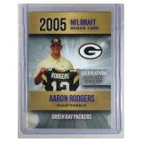 RARE 2005 GOLD Rookie Phenoms Aaron Rodgers ROOKIE