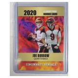 GOLD 2020 Joe Burrow ROOKIE CARD Phenoms ( Only