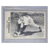 RARE 1950 Remar Bread Roy Zimmerman ROOKIE CARD 