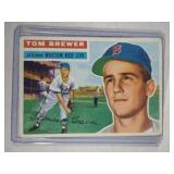 1956 Topps #34 Tom Brewer  Boston Red Sox