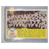 -1958 Topps #19 San Francisco Giants TEAM CARD 