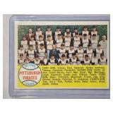 1958 Topps #341 Pittsburgh Pirates TEAM CARD 