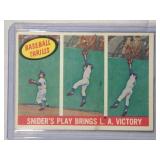 1958 Topps #468 Duke Snider Play Baseball Thrills