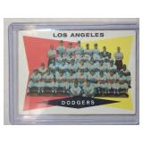 1960 Topps #18 Los Angeles Dodgers TEAM CARD 