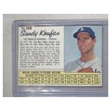 1962 Jello #109 Sandy Koufax  Los Angeles Dodgers