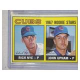 1967 Topps HIGH #608 Rich Nye / John Upham ROOKIE