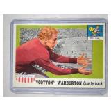 1955 Topps All American #81 Cotton Warburton