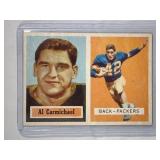 1957 Topps #57 Al Carmichael - Green Bay Packers