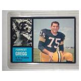 1962 Topps Forrest Gregg SINGLE PRINT  Green Bay