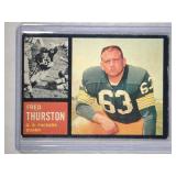 1962 Topps Fuzzy Thurston ROOKE CARD - Green Bay