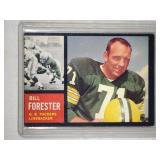 1962 Topps Bill Forester SINGLE PRINT  Green Bay