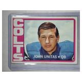 1972 Topps Johnny Unitas  Baltimore Colts