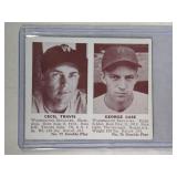 1941 Double Play #75 & 76 Cecil Travis and George