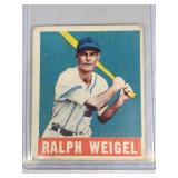 1949 Leaf #86 Ralph Weigel ROOKIE CARD  Chicago