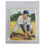 1950 Bowman #107 Sam Dente ROOKIE CARD Washington