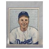 RARE 1950 Bowman #222 Bobby Morgan No Copyright