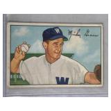 1952 Bowman #174 Mickey Grasso-Washington Senators