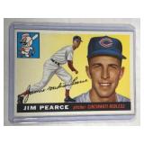 1955 Topps HIGH #170 Jim Pearce ROOKIE CARD 