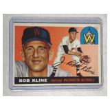 1955 Topps HIGH #173 Bob Kline ROOKIE CARD -