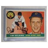 1955 Topps HIGH #192 Jim Delsing  Detroit Tigers