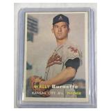 1957 Topps #13 Wally Burnette ROOKIE CARD  Kansas