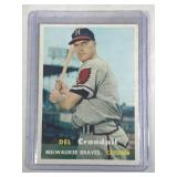 1957 Topps #133 Del Crandall - Milwaukee Braves