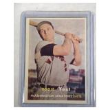 1957 Topps #177 Eddie Yost -Washington Senators Ed