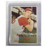 1957 Topps #180 Gus Bell - Cincinnati Reds David