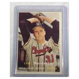1957 Topps #208 Lew Burdette Milwaukee Braves Lou