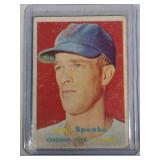 1957 Topps TOUGH #339 Bob Speake - Chicago Cubs