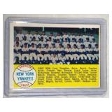 1958 Topps #246 New York Yankees TEAM CARD Mickey