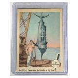 1959 Fleer Ted Williams #54  Dec. 1954 Fisherman