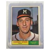1961 Topps #200 Warren Spahn - Milwaukee Braves