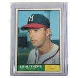 1961 Topps #120 Ed Mathews Milwaukee Braves Eddie