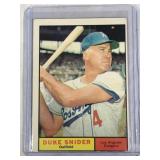 1961 Topps #443 Duke Snider  Los Angeles Brooklyn