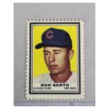 RARE 1962 Topps Ron Santo Stamp INSERT  Chicago