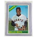 1966 Topps #1 Willie Mays - San Francisco Giants
