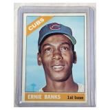 1966 Topps #110 Ernie Banks  Chicago Cubs