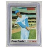 1970 Topps #630 Ernie Banks  Chicago Cubs