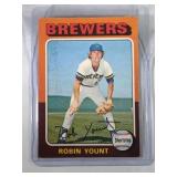 RARE 1975 O-Pee-Chee Robin Yount ROOKIE CARD 