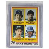 1978 Topps Paul Molitor Alan Trammell ROOKIE CARD