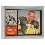 1962 Topps #73 Bill Forrester SINGLE PRINT  Green