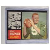 1962 Topps #115 Sonny Jurgensen  Philadelphia