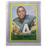 1967 Philadelphia Gum Willie Wood  Green Bay
