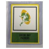 RARE 1967 Philadelphia Gum Green Bay Packers TEAM