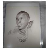RARE 1967 Williams Portraits Willie Wood-Green Bay