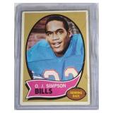 1970 Topps OJ Simpson ROOKIE CARD  Buffalo Bills
