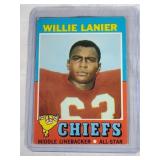 1971 Topps Willie Lanier ROOKIE CARD  Kansas City