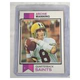 1973 Topps Archie Manning  New Orleans Saints Ole